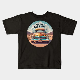 Live Fast Classic Car Kids T-Shirt